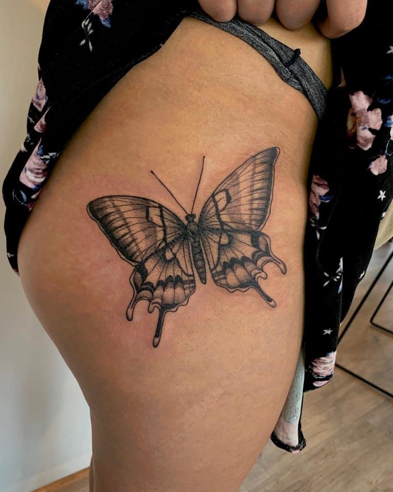 Sexiest Butterfly Tattoo Designs