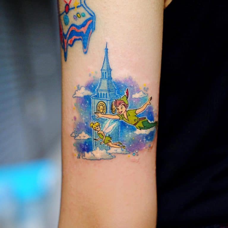 The Top Best Peter Pan Tattoo Ideas Inspiration Guide