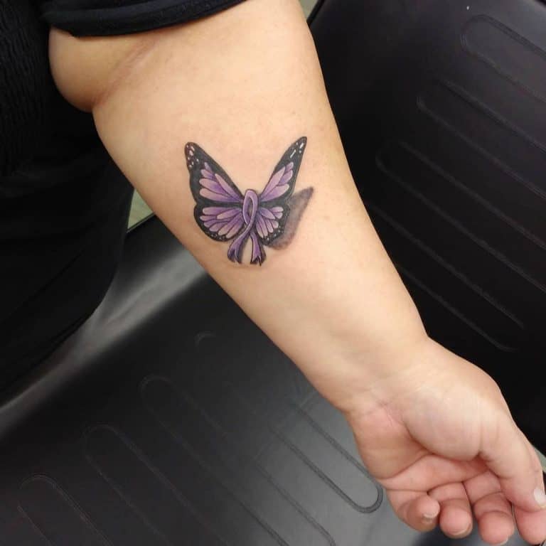 Top Best Purple Butterfly Tattoo Ideas Inspiration Guide