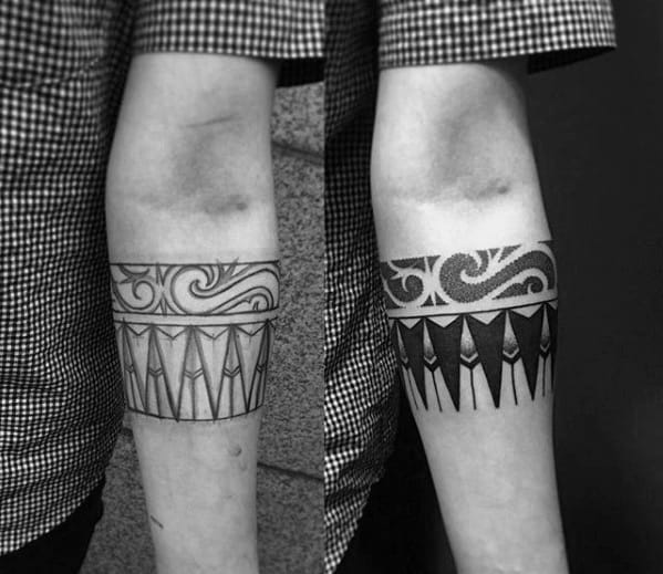 tattoo armband tribal tattoos men designs arm abstract geometric male masculine ink mens