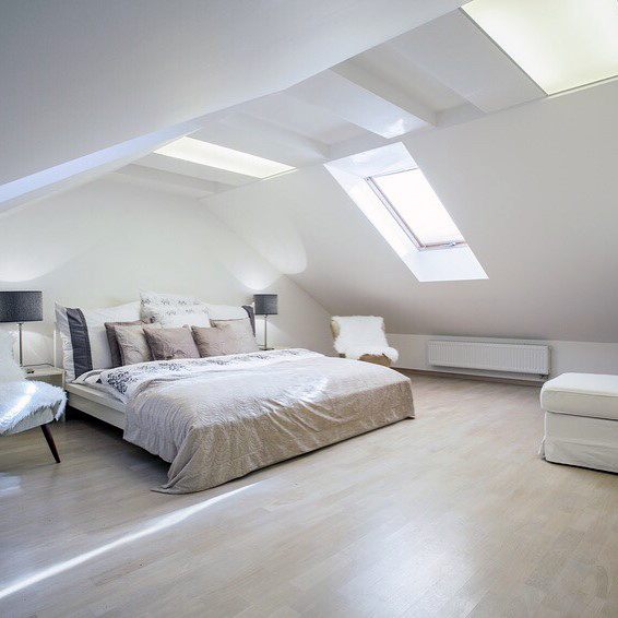 60 Cool Attic Bedroom Ideas - Ascended Sleeping Quarters
