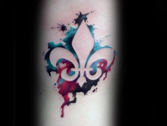 70 Fleur De Lis Tattoo Designs For Men  Stylized Lily Ink Ideas