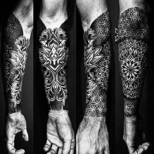 50 Geometric Forearm Tattoo Designs For Men  Manly Ideas