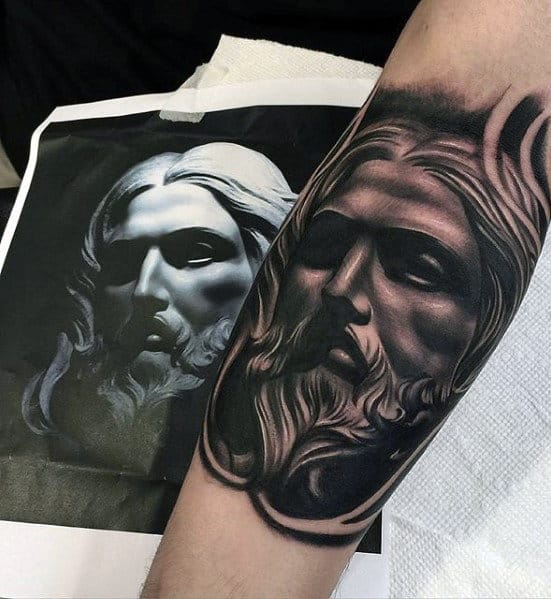50 Jesus Forearm Tattoo Designs For Men - Christ Ink Ideas