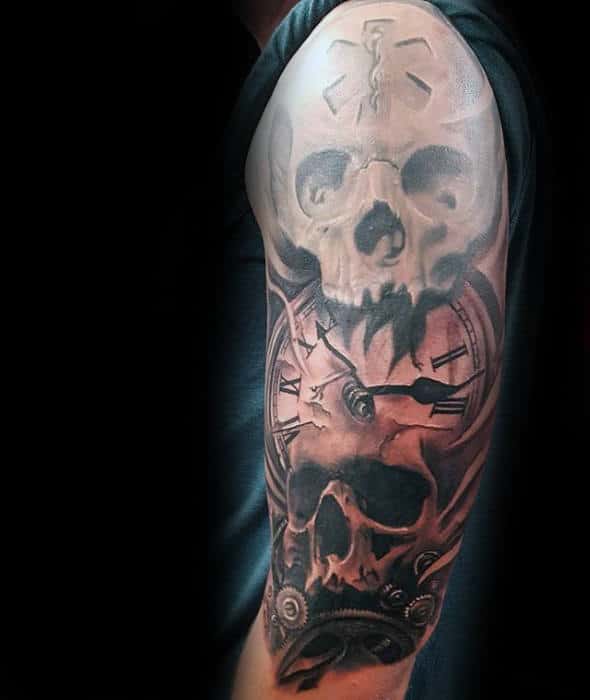 Skull Star Tattoos 95