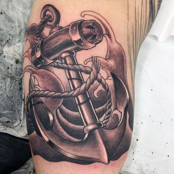 50 Anchor Tattoos For Men A Sea Of Masculine Ideas