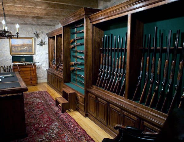 Antique Rifles Gun Room