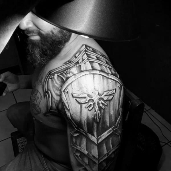 Top 70 Best Shield Tattoo Design Ideas For Men Armor Body Art