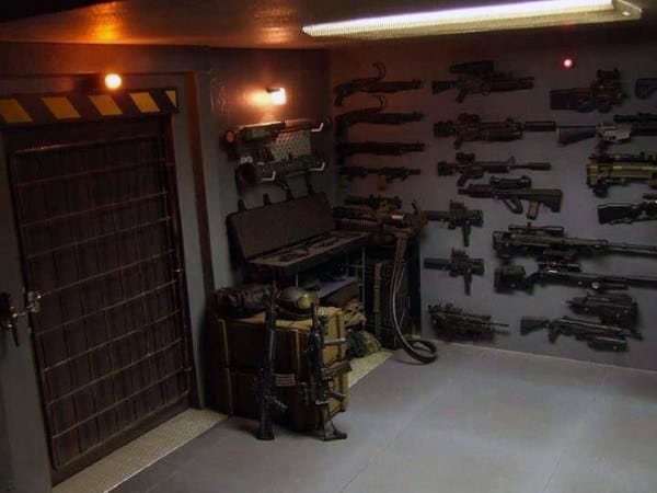 Armory Gun Room Valut Cement Floors