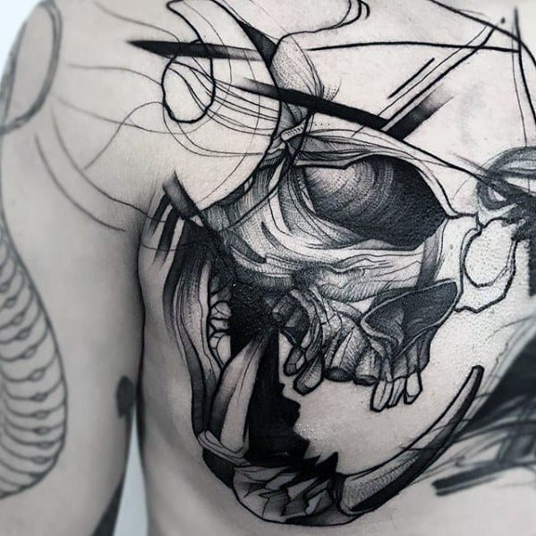 60 Sketch Tattoos For Men Artistic Design Ideas