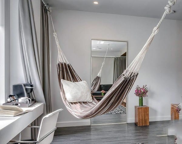 living room hammock stand