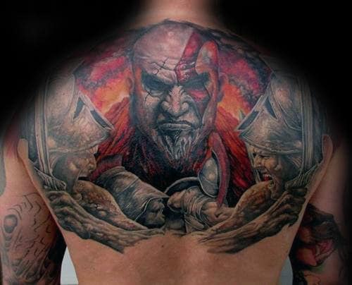 Kratos Arm Tattoo