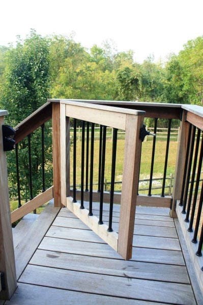 Top 50 Best Deck Gate Ideas - Backyard Designs