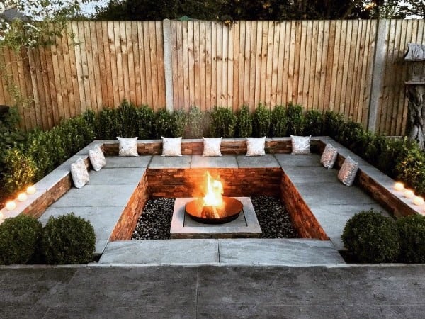 Top 60 Best Fire Pit Ideas - Heated Backyard Retreat Designs