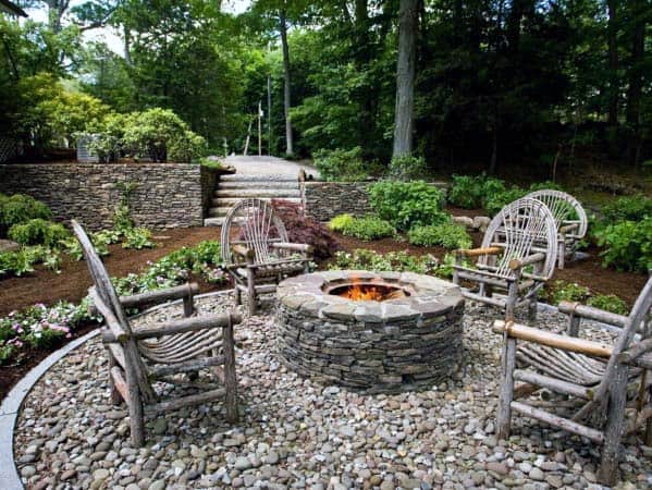 Top 50 Best Fire Pit Landscaping Ideas - Backyard Designs
