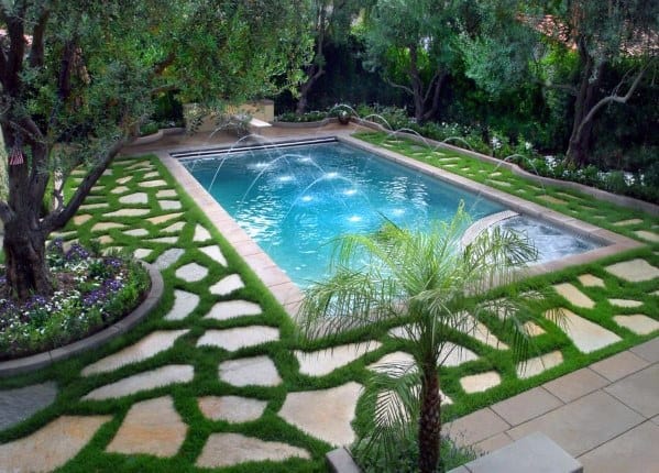 Top 40 Best Pool Landscaping Ideas - Aesthetic Outdoor ...
