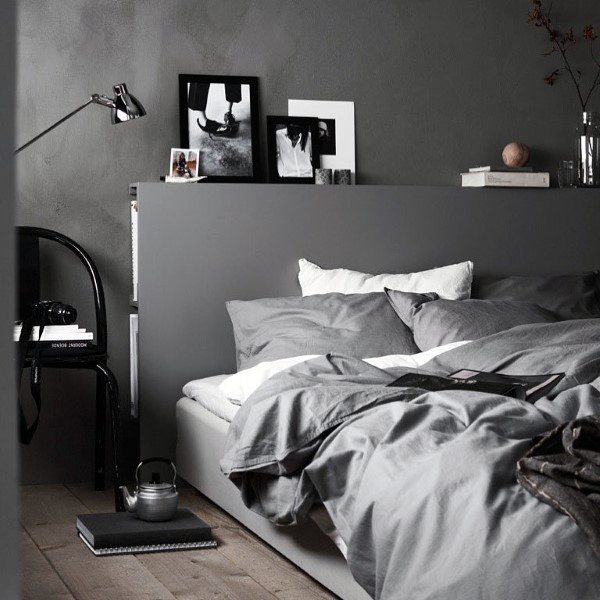 Gray Bedroom Area Rug