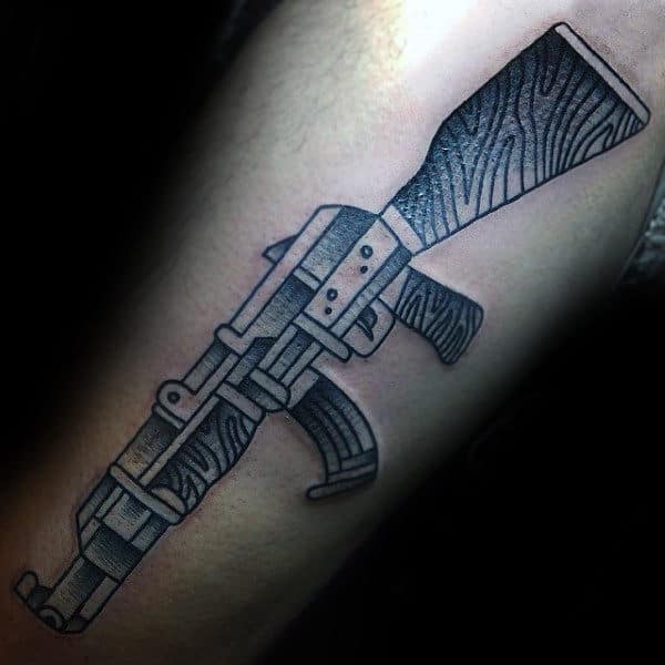 40 AK 47 Tattoo Designs For Men - An Arsenal Of Ideas