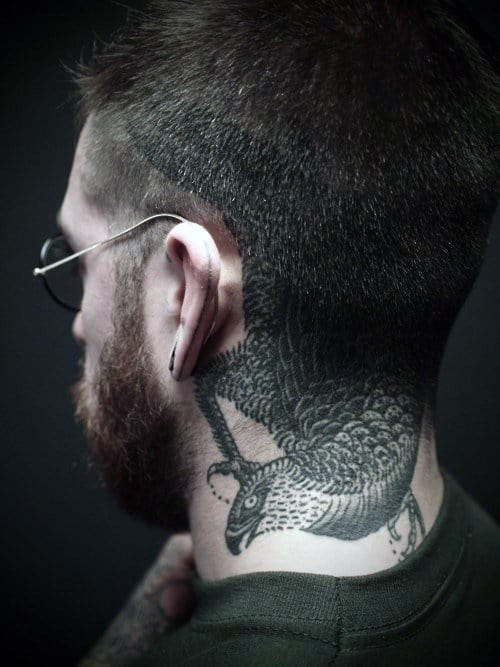 Top 40 Best Neck Tattoos For Men - Manly Designs And Ideas