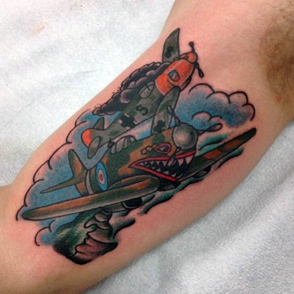 50 Airplane Tattoos For Men - Aviation And Flight Ideas