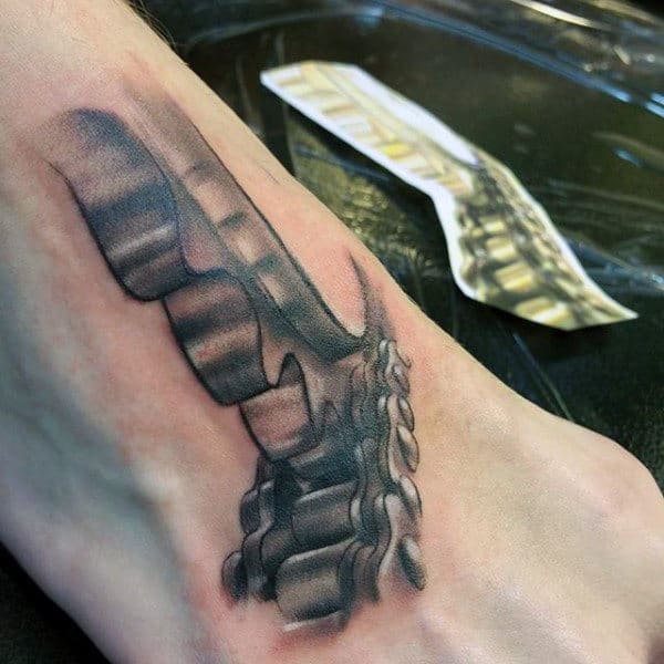 40 Chain Tattoos For Men - Manly Designs Linked In Strength