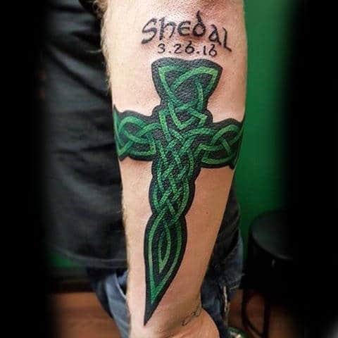 100 Celtic Cross Tattoos For Men - Ancient Symbol Design Ideas
