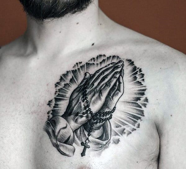 50 Small Chest Tattoos For Guys  Masculine Ink Design Ideas