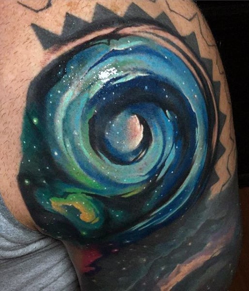 70 Outer Space Tattoos For Men - Galaxy And Constellations