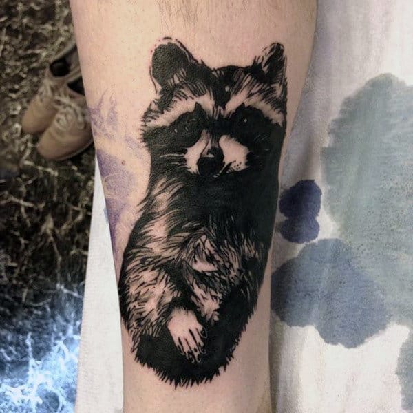 80 Raccoon Tattoo Designs For Men Critter Ink Ideas