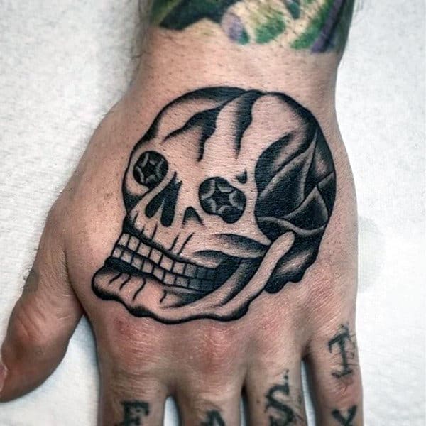 50 Traditional Skull Tattoo Designs For Men - Manly Ink Ideas