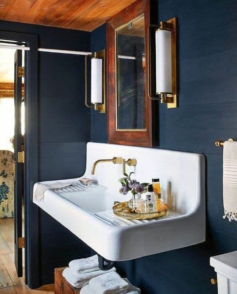 Blue Bathroom Painted Walls Home Designs