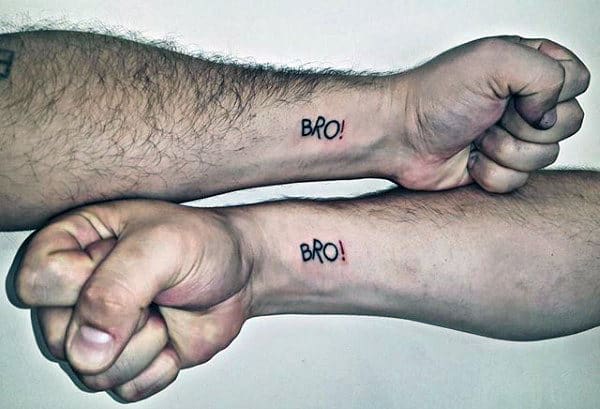 Bro Matching Tattoos
