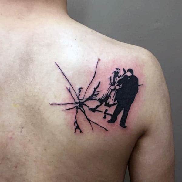 100 Silhouette Tattoo Designs For Men - Shadowy Illustration