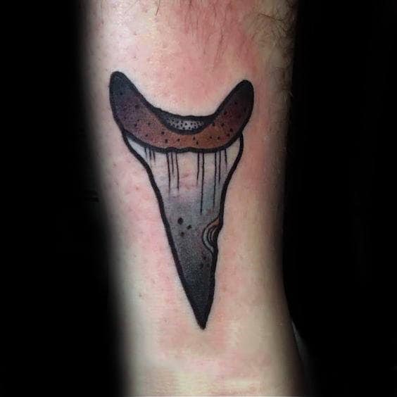40 Shark Tooth Tattoo Designs For Men - King Of The Waters