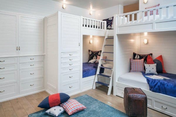 Modern Bunk Beds Room Design for Small Space