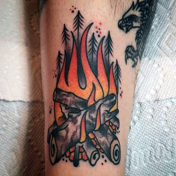 Campfire Guys Tattoo Ideas
