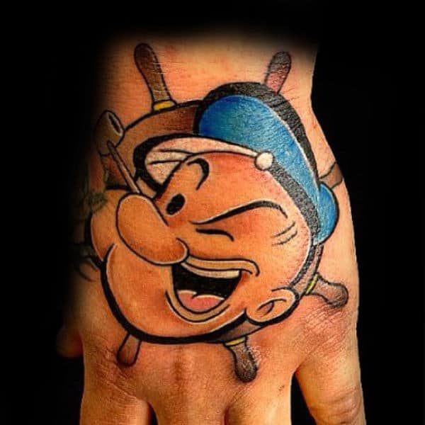 Gangster Popeye Tattoo Best Tattoo Ideas