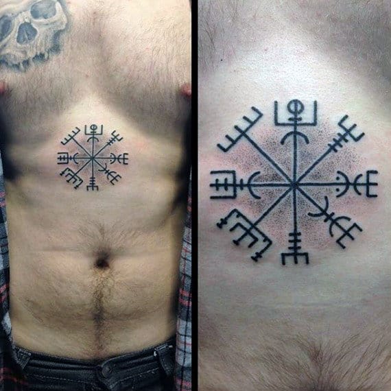 80 Rune Tattoos For Men - Germanic Lettering Design Ideas