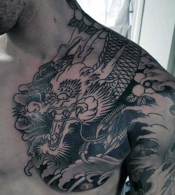 90 Japanese Dragon Tattoo Designs For Men - Manly Ink Ideas