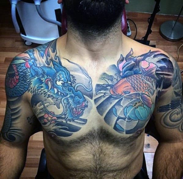 Top 90 Best Chest Tattoos For Men  Manly Designs And Ideas