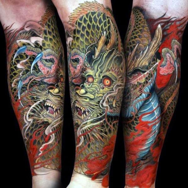 30 Dragon Forearm Tattoo Designs For Men Cool Creature Ideas