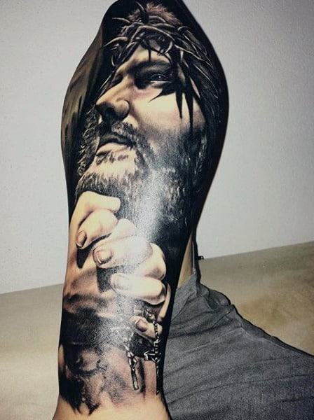 100 Christian Tattoos For Men - Manly Spiritual Designs
