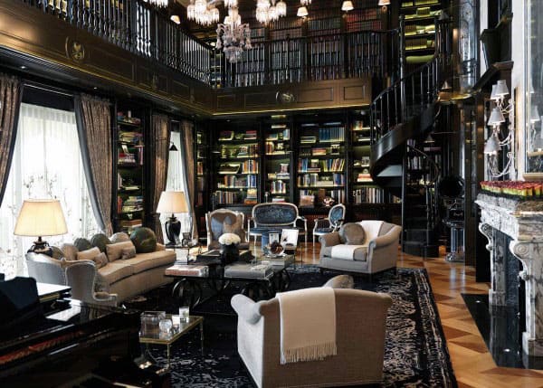 90 Home Library Ideas For Men Private Reading Room Designs