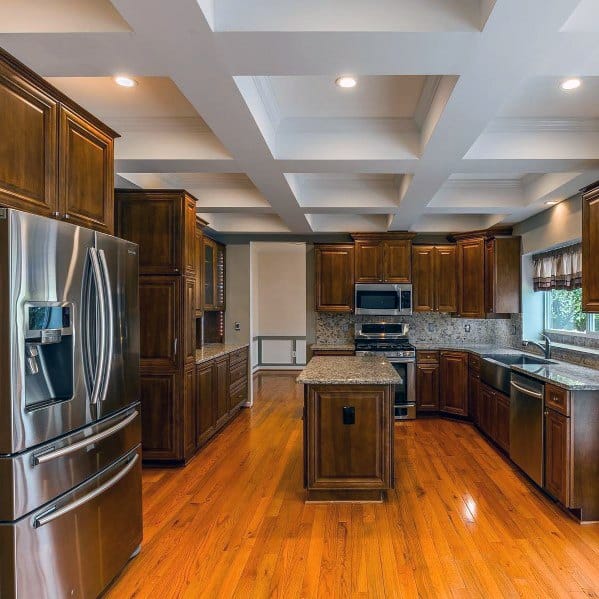 Top 75 Best Kitchen Ceiling Ideas - Home Interior Designs