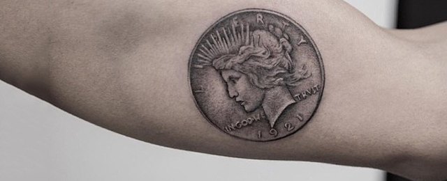Penny Coin Tattoo