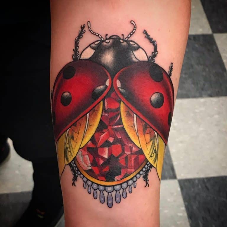 Top Best Ladybug Tattoo Ideas Inspiration Guide