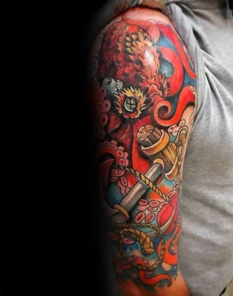 50 Tattoo Cover Up Sleeve Design Ideas For Men - Manly Ink