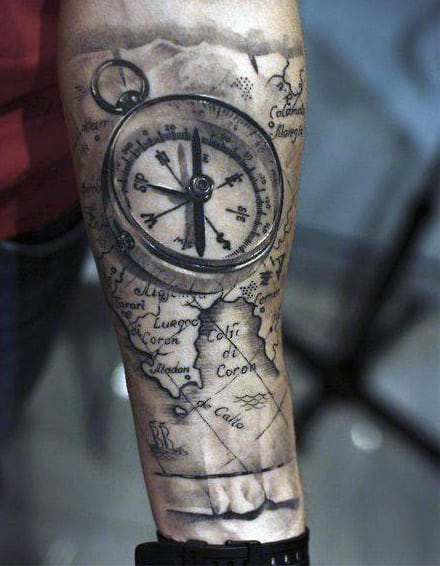 91 Free Download Tattoo Kompas HD Tattoo Images