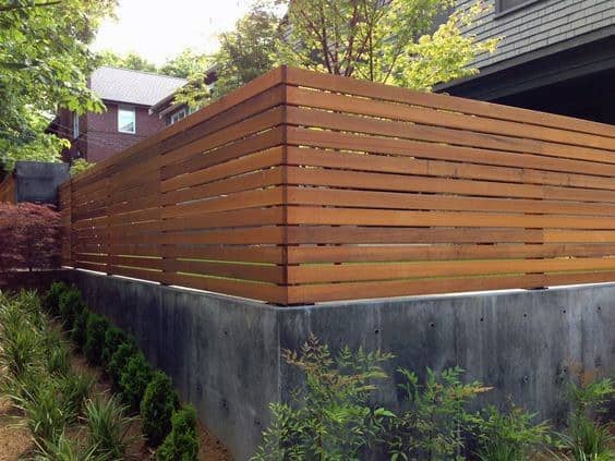 Top 50 Best Privacy Fence Ideas - Shielded Backyard Designs