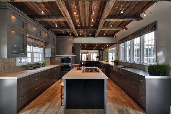 Top 50 Best Rustic Ceiling Ideas Vintage Interior Designs